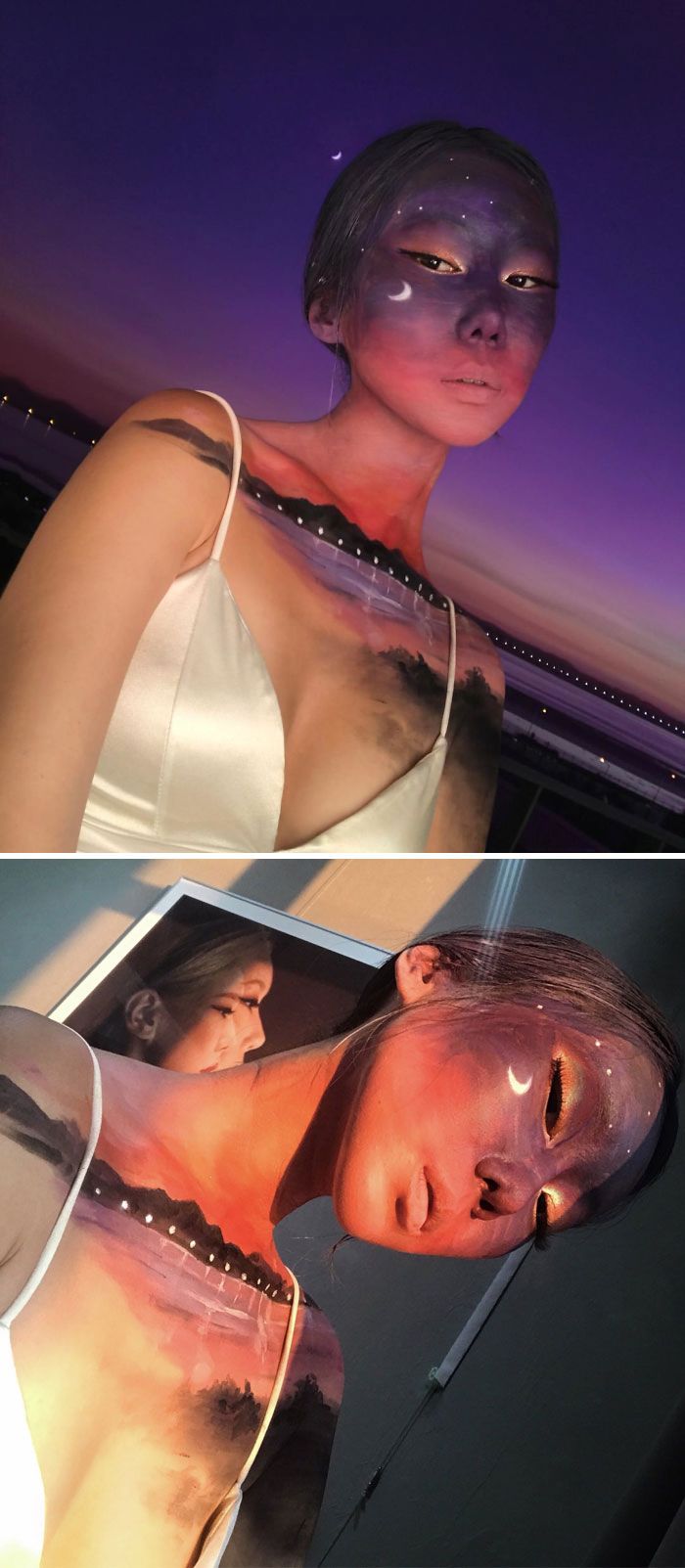 O que este artista faz com o rosto dela mexe seriamente com a sua mente (36 fotos) 25