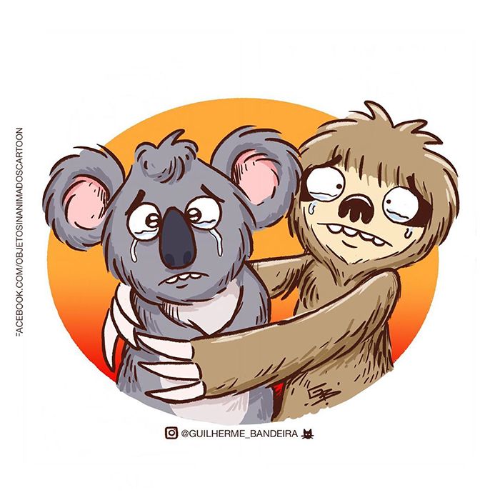 Pessoas de todo o mundo estão compartilhando arte de tributo aos incêndios florestais australianos (30 fotos) 12