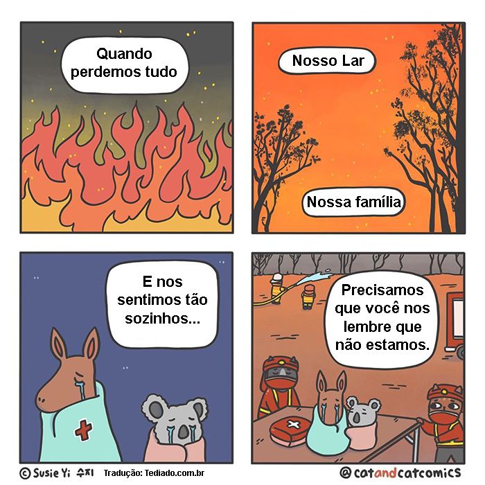 Pessoas de todo o mundo estão compartilhando arte de tributo aos incêndios florestais australianos (30 fotos) 20