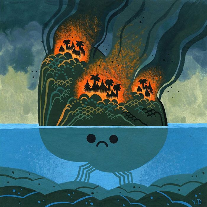 Pessoas de todo o mundo estão compartilhando arte de tributo aos incêndios florestais australianos (30 fotos) 30