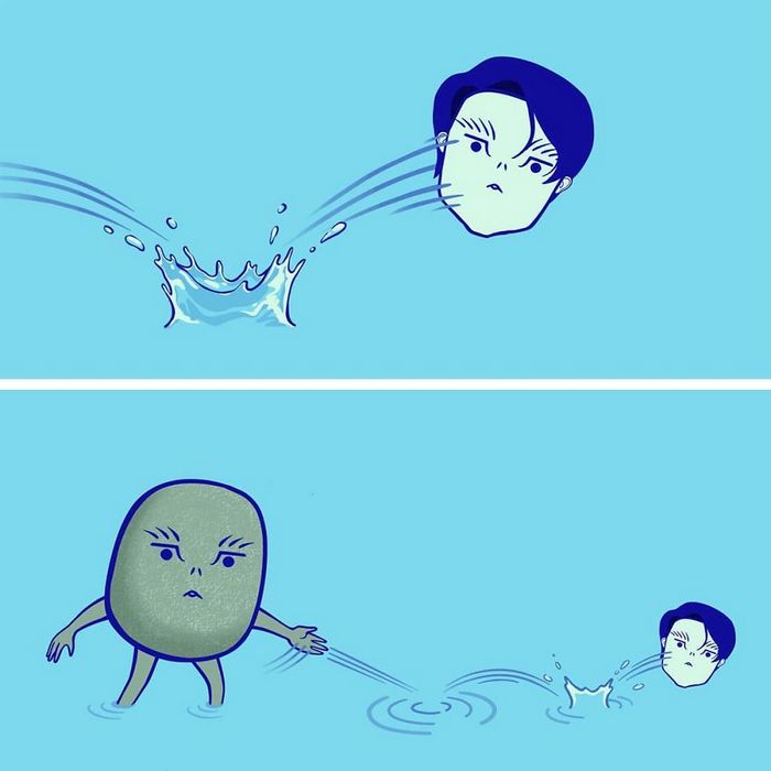 32 quadrinhos estranhamente engraçados que mostram o que aconteceria se o karma fosse real 2