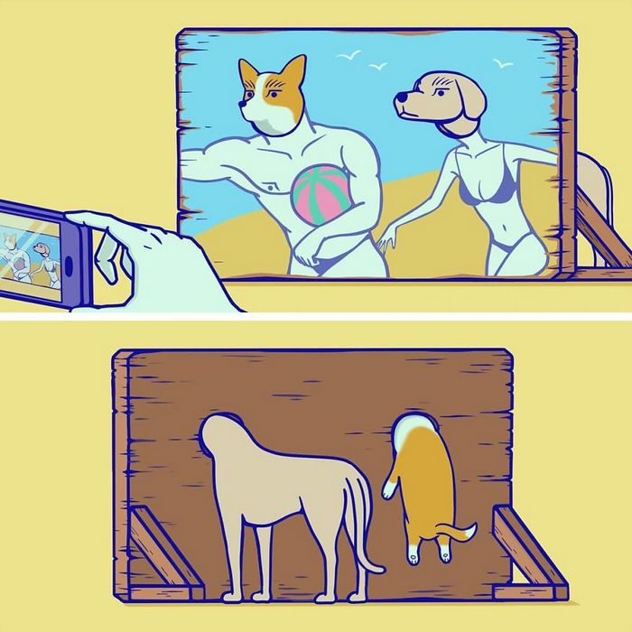 32 quadrinhos estranhamente engraçados que mostram o que aconteceria se o karma fosse real 5