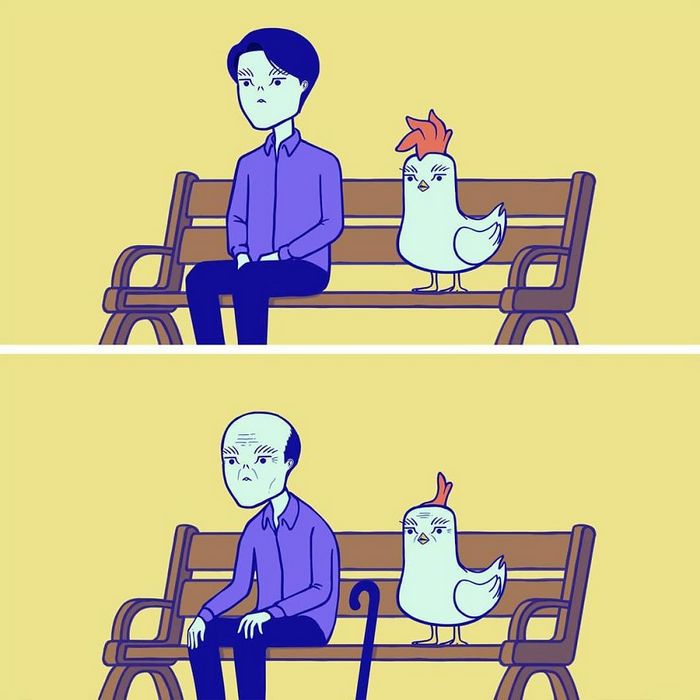 32 quadrinhos estranhamente engraçados que mostram o que aconteceria se o karma fosse real 7