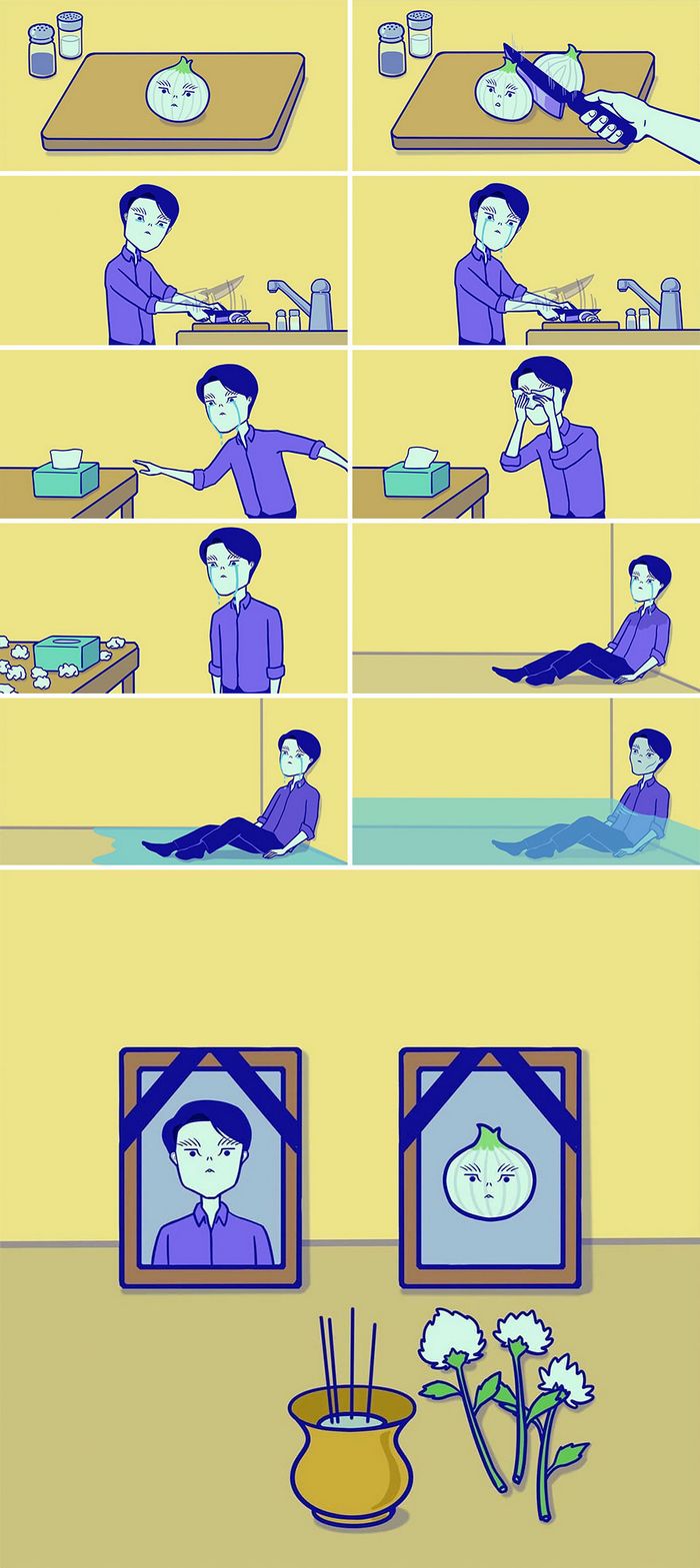 32 quadrinhos estranhamente engraçados que mostram o que aconteceria se o karma fosse real 24