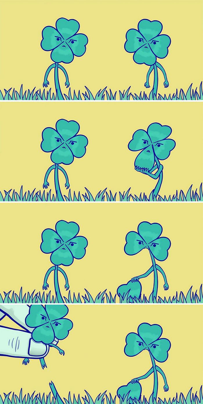 32 quadrinhos estranhamente engraçados que mostram o que aconteceria se o karma fosse real 27