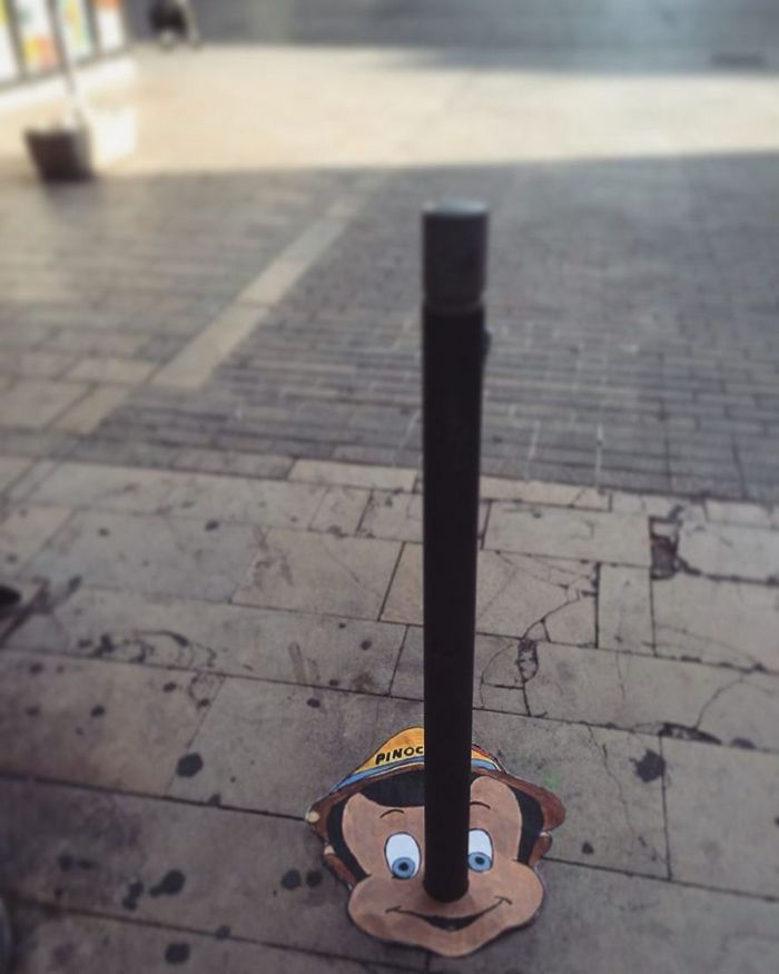 Artista dá vida às ruas simples adicionando personagens divertidos (34 fotos) 8