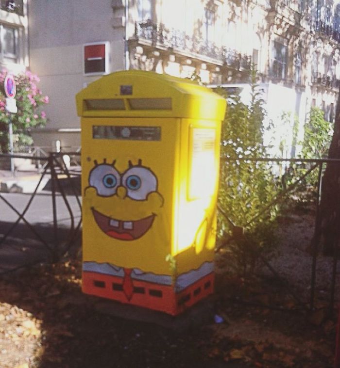 Artista dá vida às ruas simples adicionando personagens divertidos (34 fotos) 15