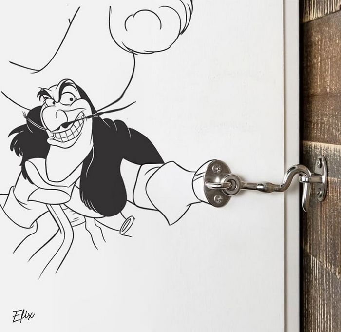 Artista dá vida às ruas simples adicionando personagens divertidos (34 fotos) 31