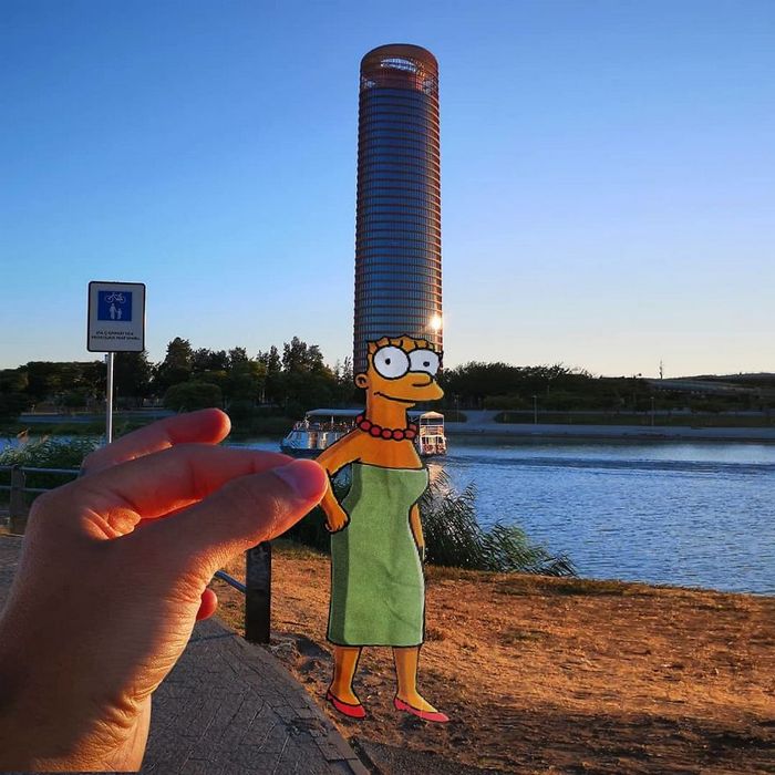 Artista dá vida às ruas simples adicionando personagens divertidos (34 fotos) 32