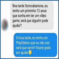 Só pode ser piada