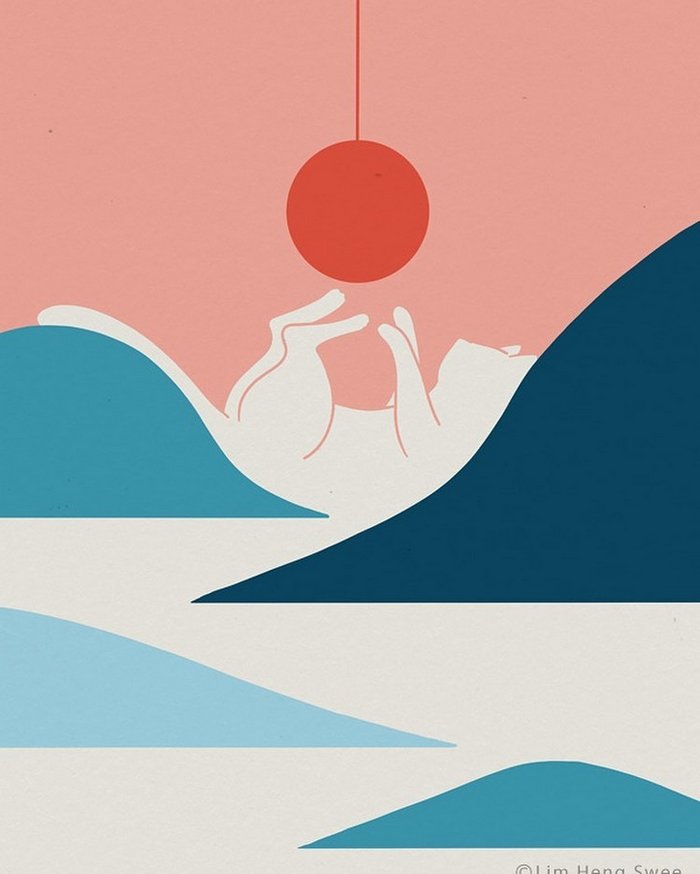 Artista esconde gatos em suas pinturas, criando um novo tipo de arte que chamamos de paisagens de gatos (25 fotos) 22