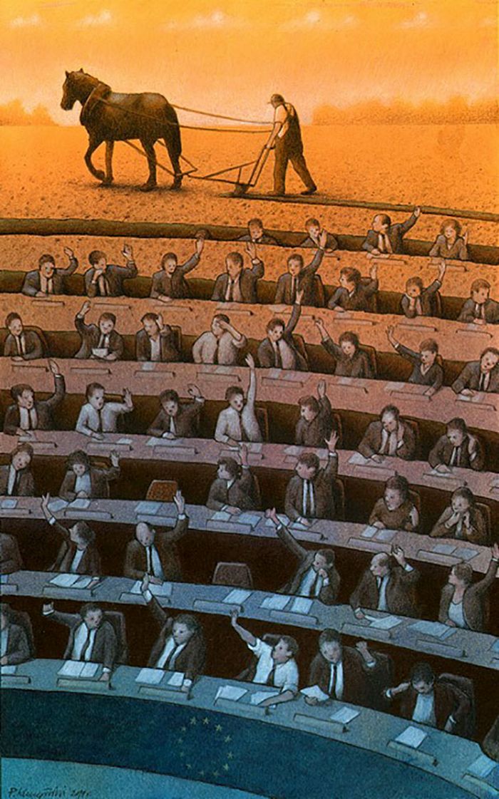 Artista polonês cria 35 metáforas surpreendentemente precisas sobre nossa sociedade moderna 25