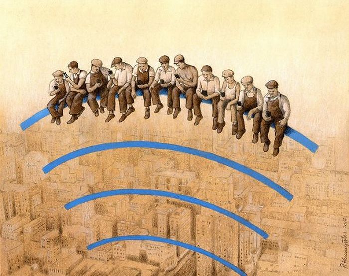 Artista polonês cria 35 metáforas surpreendentemente precisas sobre nossa sociedade moderna 35