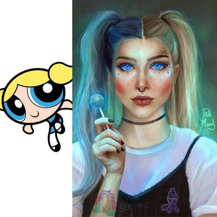 Artista transforma personagens de desenho em imagens de pessoas que parecem reais (24 fotos) 19