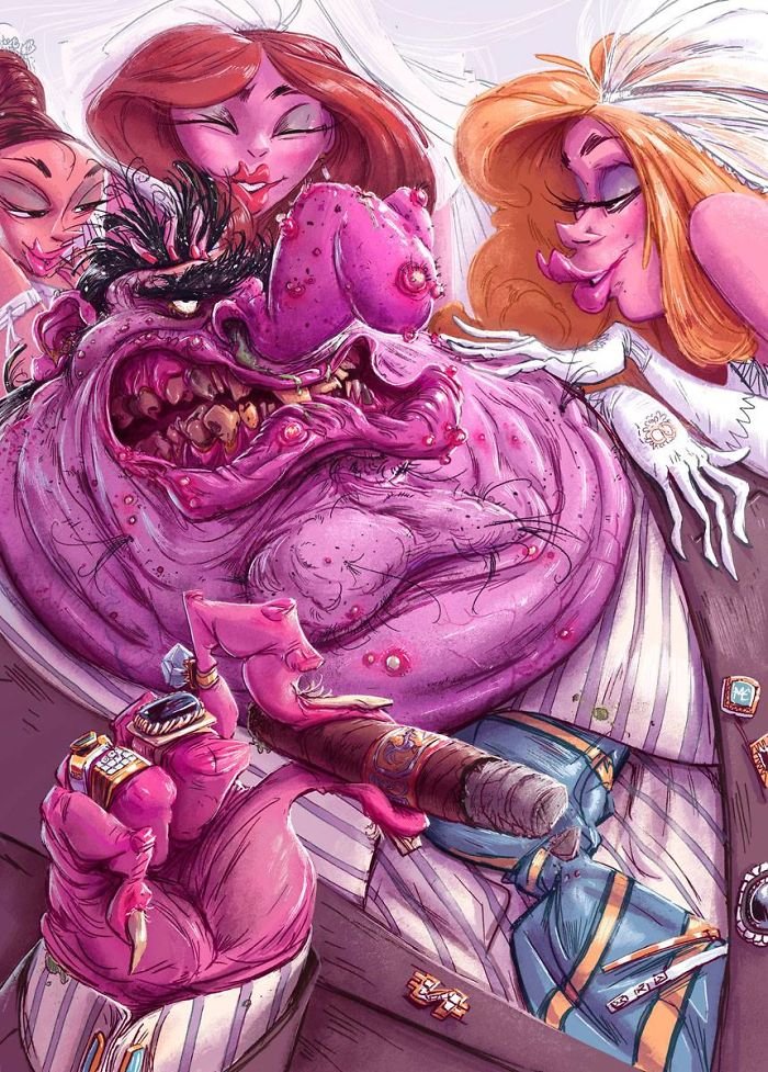 32 ilustrações deste artista que descrevem o lado sombrio da sociedade em que vivemos 11 32 ilustrações deste artista que descrevem o lado sombrio da sociedade em que vivemos 11