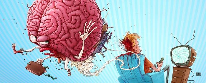 32 ilustrações deste artista que descrevem o lado sombrio da sociedade em que vivemos 28 32 ilustrações deste artista que descrevem o lado sombrio da sociedade em que vivemos 28