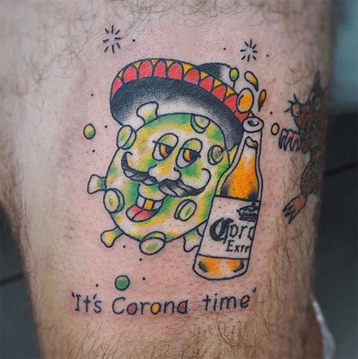 Algumas pessoas estão fazendo tatuagens inspiradas no covid-19 (21 fotos) 13