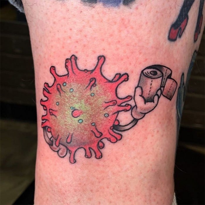 Algumas pessoas estão fazendo tatuagens inspiradas no covid-19 (21 fotos) 14