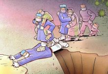 Artista iraniano mostra a dura realidade dos médicos durante surto de coronavírus (29 fotos) 4