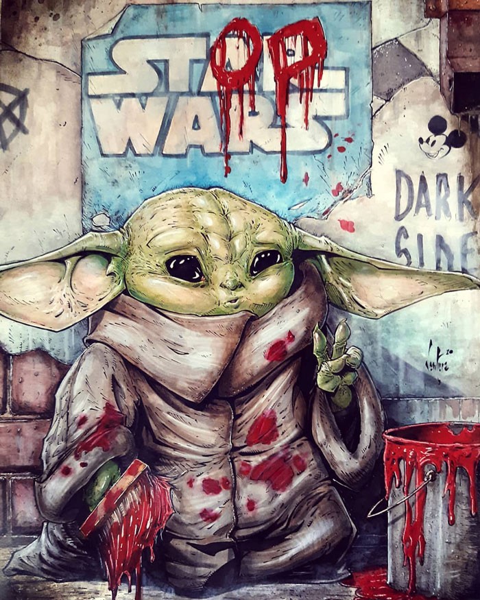 Artista reimagina personagens da cultura pop em ilustrações de estilo sombrio e sinistro (30 fotos) 3 Artista reimagina personagens da cultura pop em ilustrações de estilo sombrio e sinistro (30 fotos) 3