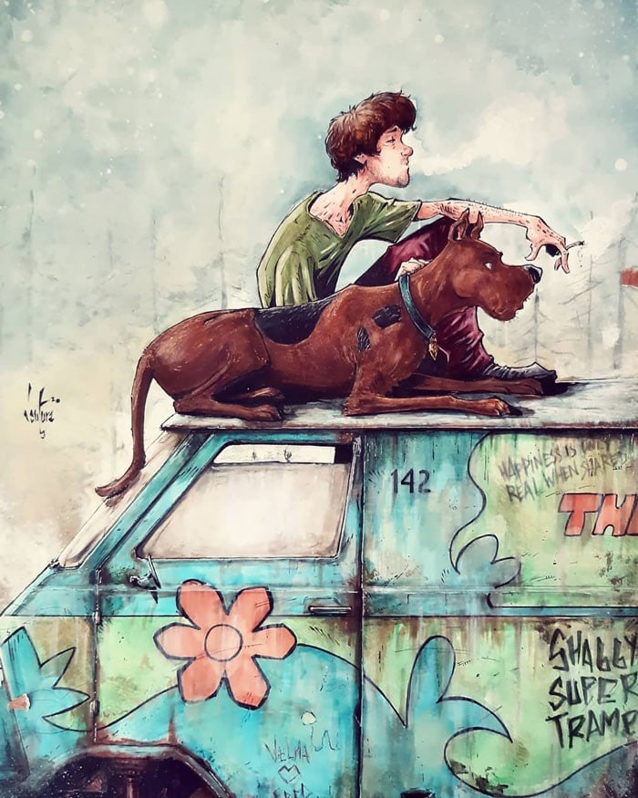 Artista reimagina personagens da cultura pop em ilustrações de estilo sombrio e sinistro (30 fotos) 9 Artista reimagina personagens da cultura pop em ilustrações de estilo sombrio e sinistro (30 fotos) 9