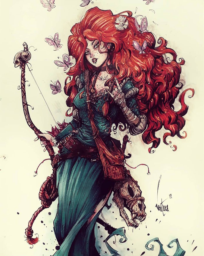 Artista reimagina personagens da cultura pop em ilustrações de estilo sombrio e sinistro (30 fotos) 10 Artista reimagina personagens da cultura pop em ilustrações de estilo sombrio e sinistro (30 fotos) 10