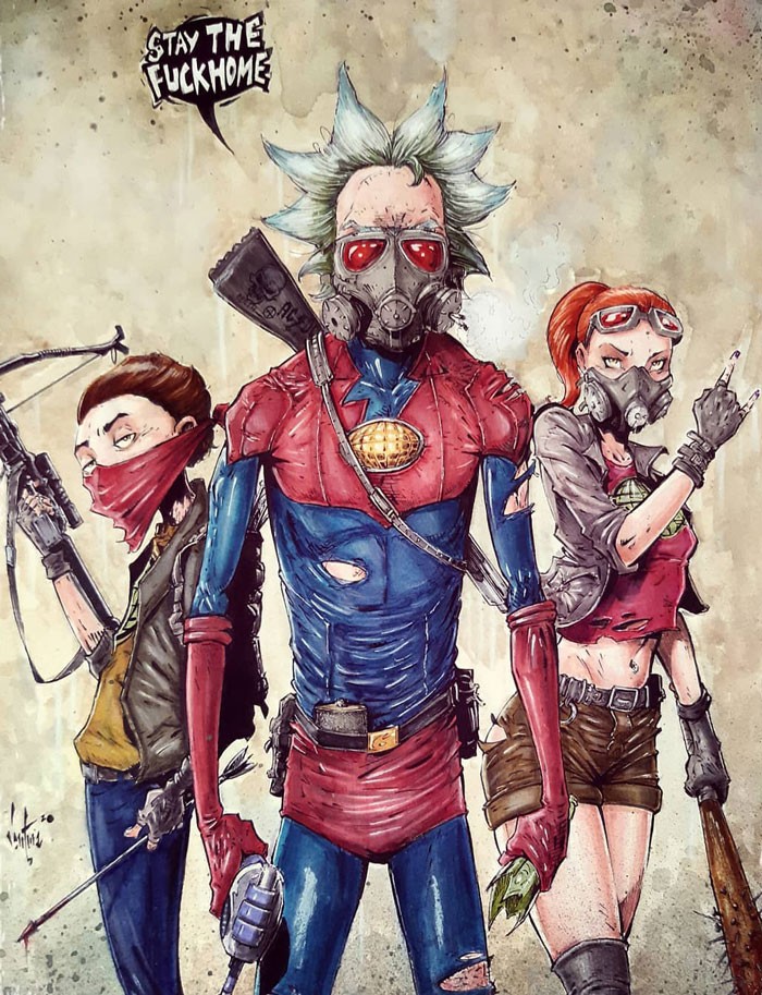 Artista reimagina personagens da cultura pop em ilustrações de estilo sombrio e sinistro (30 fotos) 12 Artista reimagina personagens da cultura pop em ilustrações de estilo sombrio e sinistro (30 fotos) 12