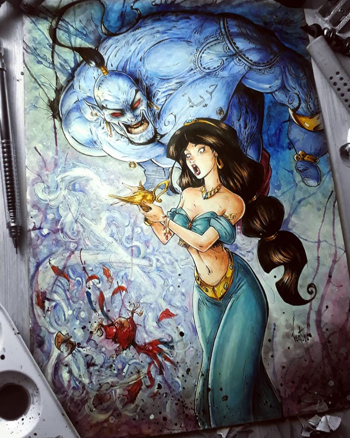 Artista reimagina personagens da cultura pop em ilustrações de estilo sombrio e sinistro (30 fotos) 16 Artista reimagina personagens da cultura pop em ilustrações de estilo sombrio e sinistro (30 fotos) 16