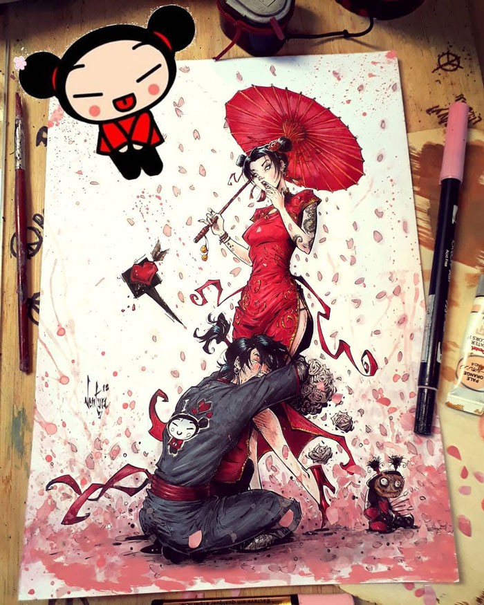 Artista reimagina personagens da cultura pop em ilustrações de estilo sombrio e sinistro (30 fotos) 17 Artista reimagina personagens da cultura pop em ilustrações de estilo sombrio e sinistro (30 fotos) 17