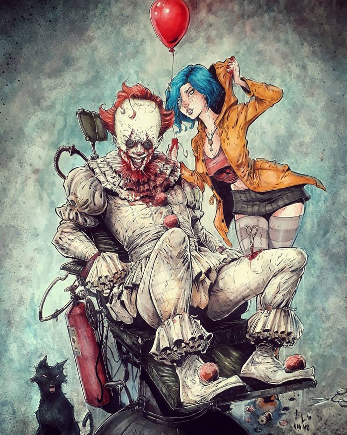 Artista reimagina personagens da cultura pop em ilustrações de estilo sombrio e sinistro (30 fotos) 18 Artista reimagina personagens da cultura pop em ilustrações de estilo sombrio e sinistro (30 fotos) 18