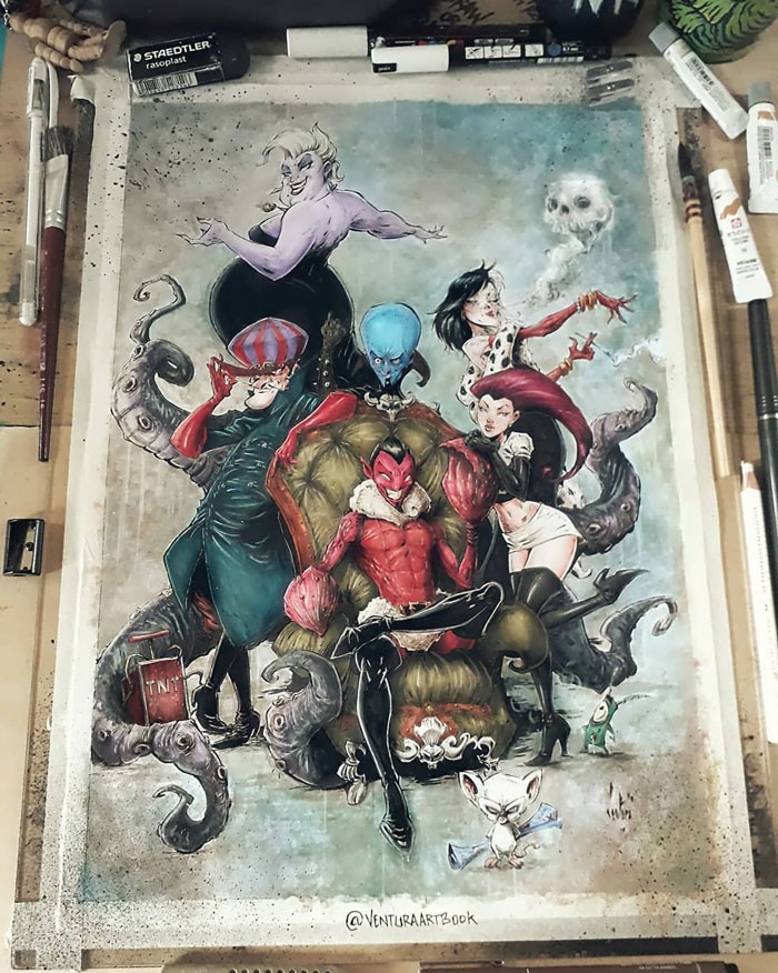 Artista reimagina personagens da cultura pop em ilustrações de estilo sombrio e sinistro (30 fotos) 19 Artista reimagina personagens da cultura pop em ilustrações de estilo sombrio e sinistro (30 fotos) 19