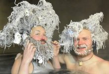 O Canadá tem uma competição anual de congelamento de cabelos e as fotos deste ano são loucas (35 fotos) 9