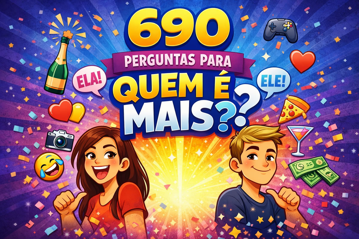 Quem é mais: 690 perguntas divertidas para festas, amigos e família