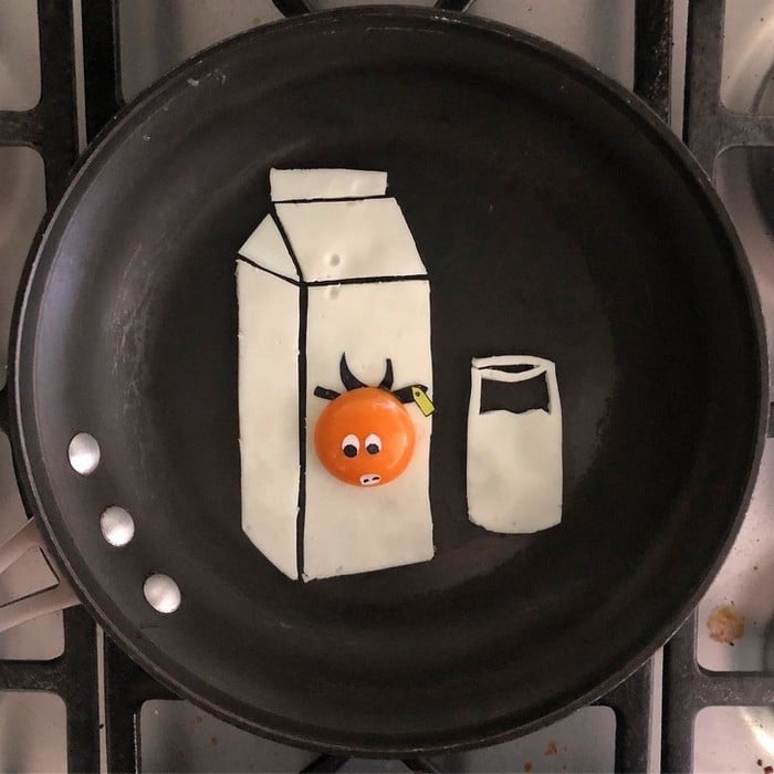 Um artista do México usa uma panela como tela e cria arte a partir de ovos (30 fotos) 4