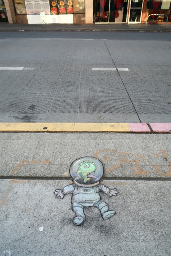 A arte do giz: A combinação perfeita feita por David Zinn (41 fotos) 10