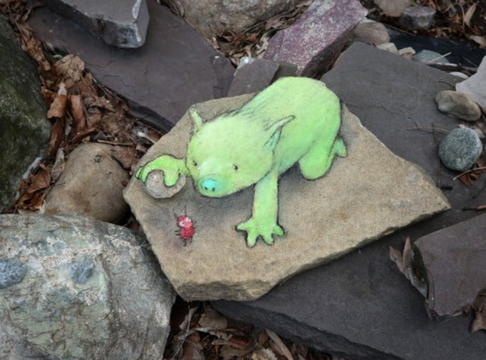 A arte do giz: A combinação perfeita feita por David Zinn (41 fotos) 12