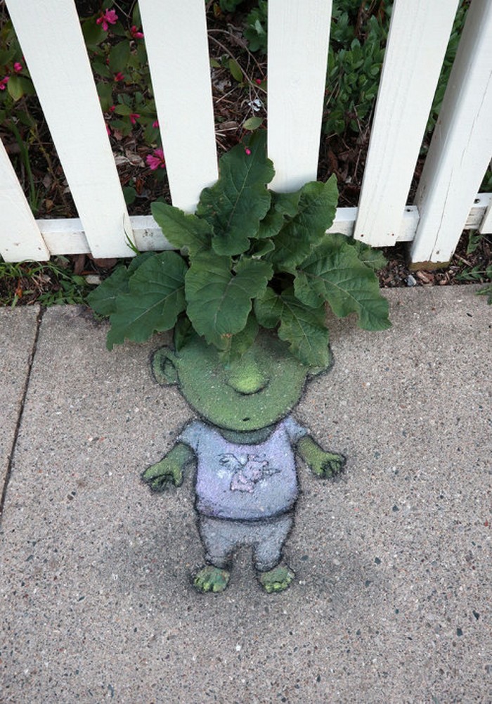 A arte do giz: A combinação perfeita feita por David Zinn (41 fotos) 23