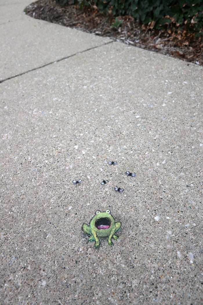 A arte do giz: A combinação perfeita feita por David Zinn (41 fotos) 24