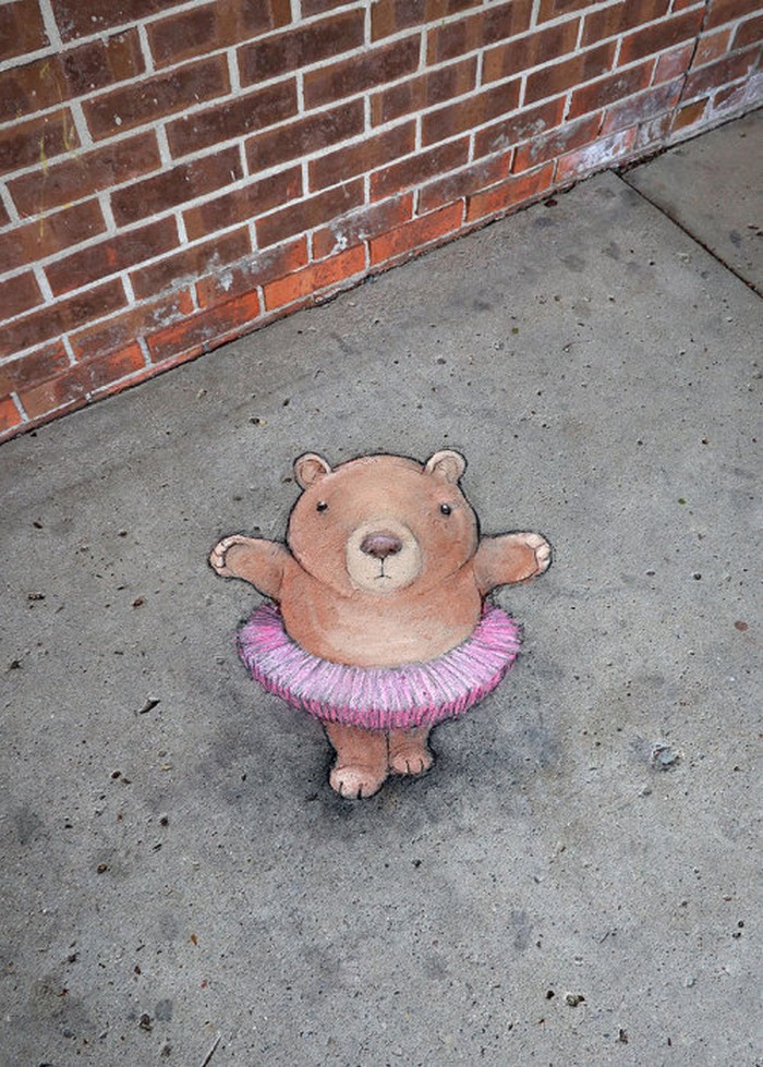 A arte do giz: A combinação perfeita feita por David Zinn (41 fotos) 28