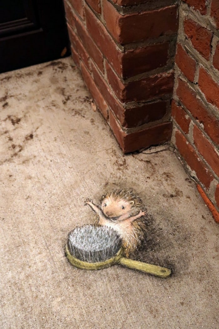 A arte do giz: A combinação perfeita feita por David Zinn (41 fotos) 30