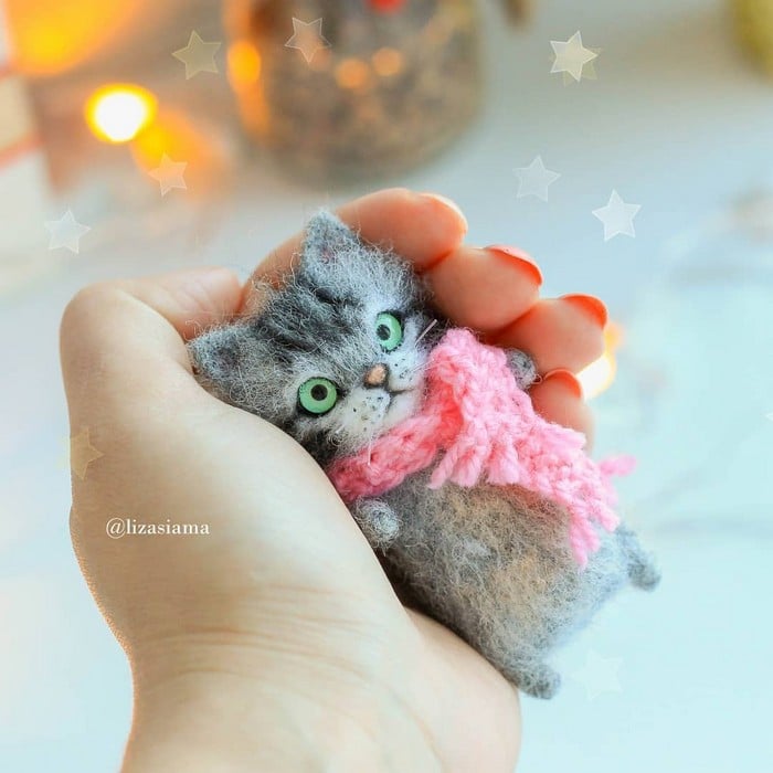 Artista russa cria gatinhos de feltro que parecem ter saído de um conto fada (32 fotos) 15