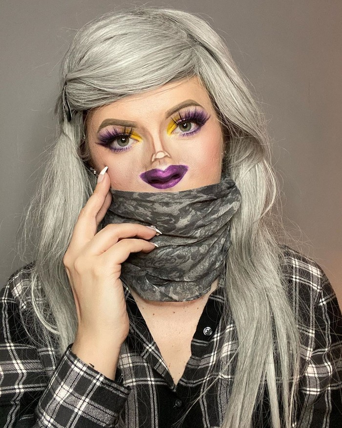 Esta pequena maquiagem para o rosto é a solução perfeita para uma máscara de coronavírus (37 fotos) 4