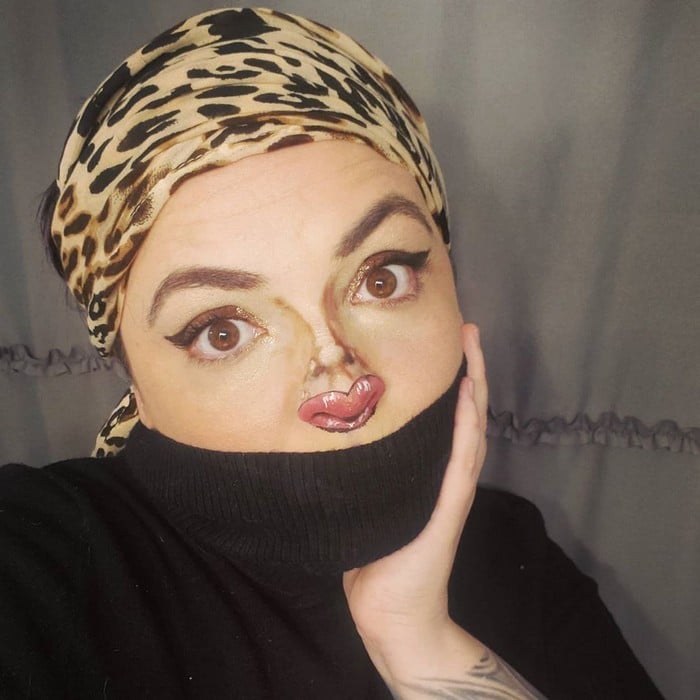 Esta pequena maquiagem para o rosto é a solução perfeita para uma máscara de coronavírus (37 fotos) 12