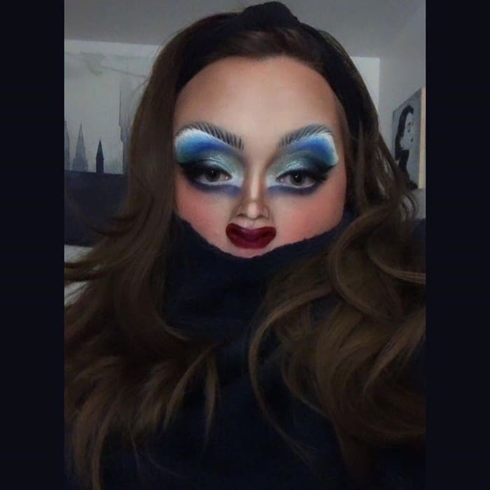 Esta pequena maquiagem para o rosto é a solução perfeita para uma máscara de coronavírus (37 fotos) 13