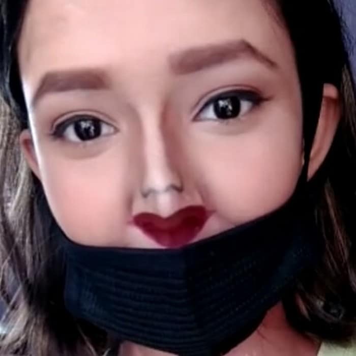 Esta pequena maquiagem para o rosto é a solução perfeita para uma máscara de coronavírus (37 fotos) 15