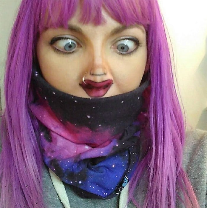 Esta pequena maquiagem para o rosto é a solução perfeita para uma máscara de coronavírus (37 fotos) 23