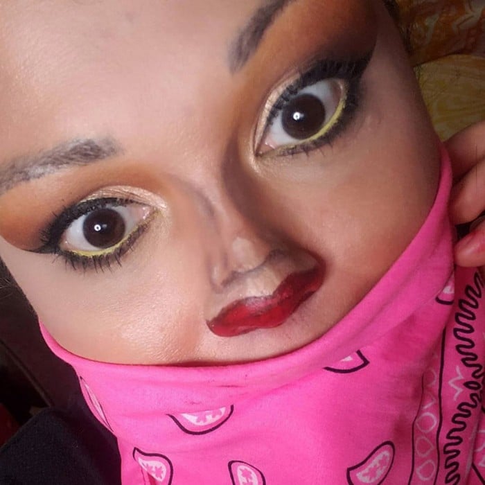 Esta pequena maquiagem para o rosto é a solução perfeita para uma máscara de coronavírus (37 fotos) 26