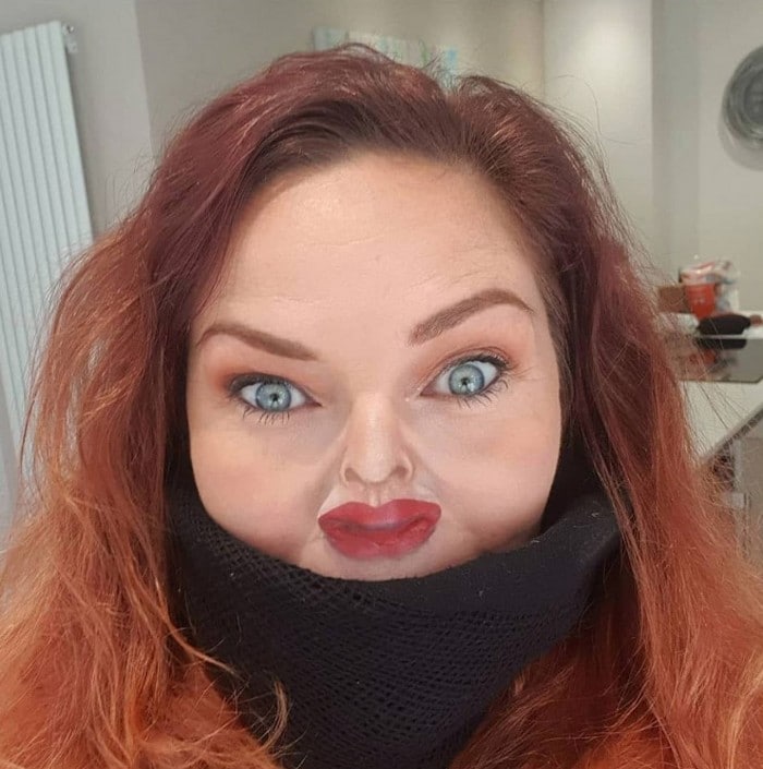 Esta pequena maquiagem para o rosto é a solução perfeita para uma máscara de coronavírus (37 fotos) 33