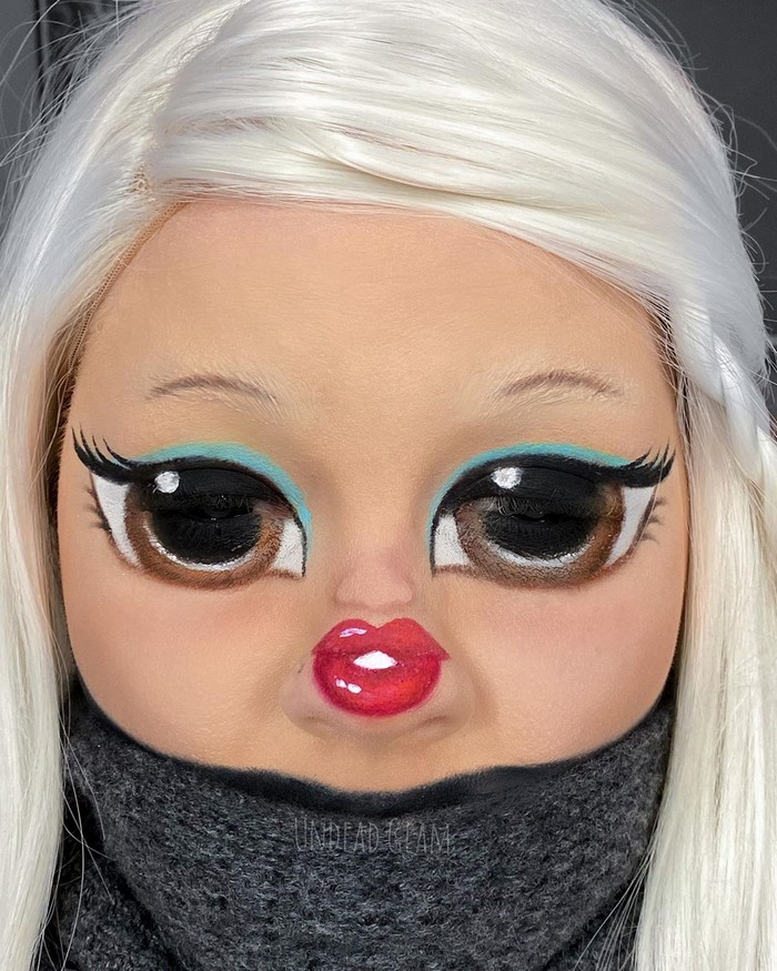 Esta pequena maquiagem para o rosto é a solução perfeita para uma máscara de coronavírus (37 fotos) 37