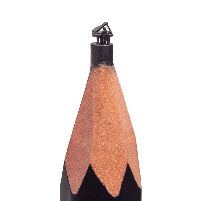 Este artista cria impressionantes esculturas minúsculas no lápis (34 fotos) 3